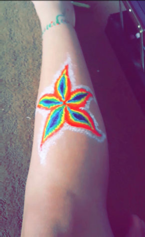Banales expresses creativity through body art