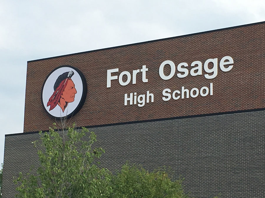 The district replaced the  sign and logo on the high school. This project was apart of the renovations made over the summer to improve the look of the school.