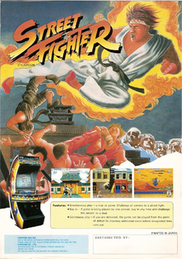 Original Flyer for Street Fighter (1987)